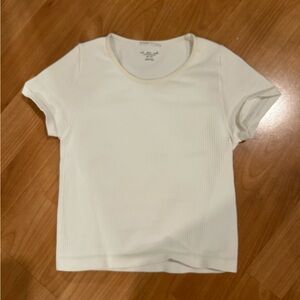 Urban Outfitters Out From Under Ribbed Tight Cropped Tee